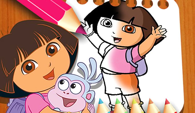 Dora the Explorer Sách tô màu