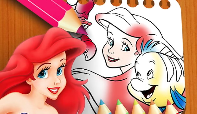 Ang Little Mermaid Coloring Book