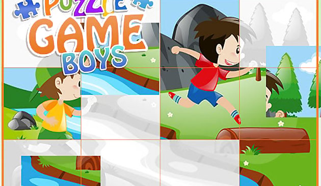 Puzzle Game Boys - Desenhos animados