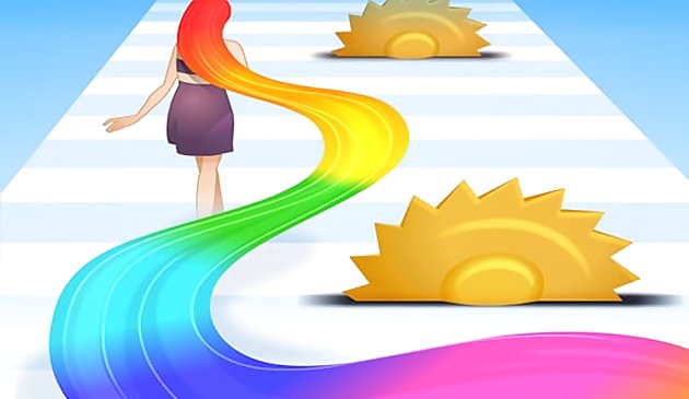 Челлендж волос бегун