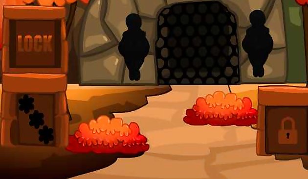 Побег красного леса