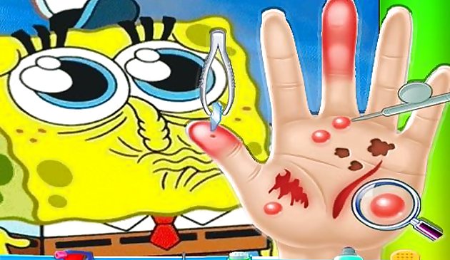 Spongebob Hand Doctor gioco Online - Hospital Surge