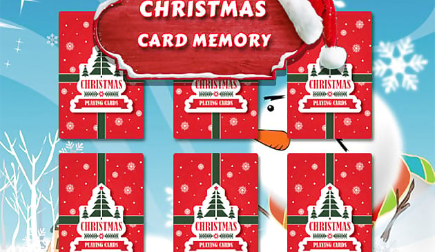 Memoria de tarjetas de Navidad