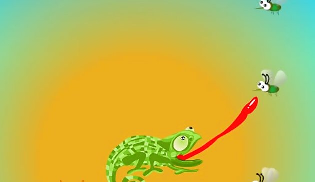 Хамелеон хочет есть