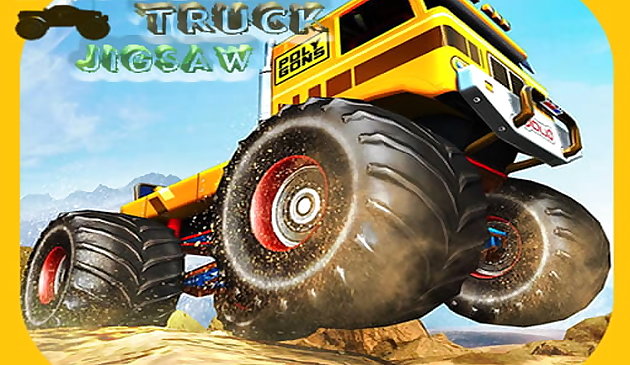 Монстр грузовик пазл