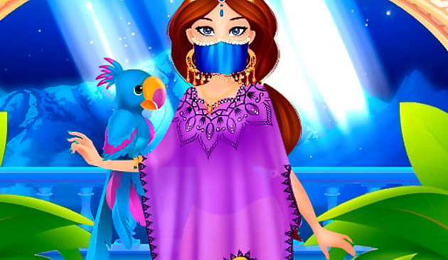 Арабская принцесса одевалка