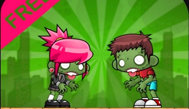 Wütende lustige Zombies