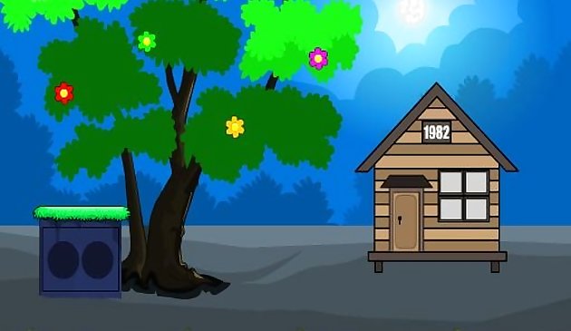 Побег деревянного дома