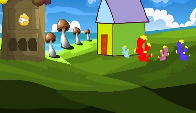 Побег маленького дома