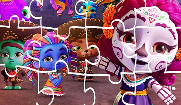 Супер монстры Хэллоуин коллекция пазлов