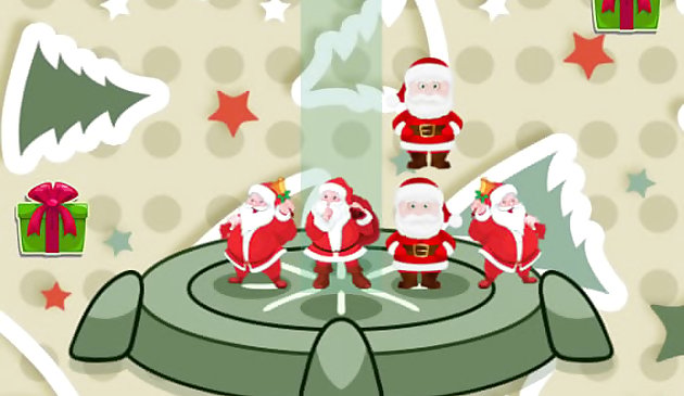 Стопка Рождество Санта