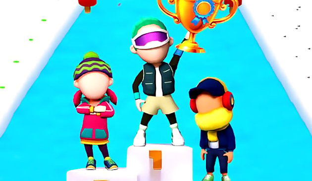 Весёлая гонка на льду