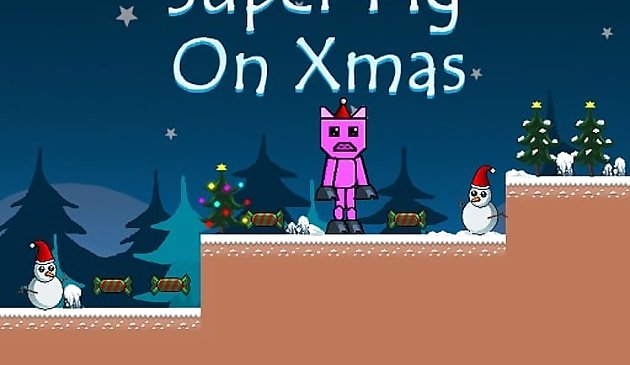 Супер свинья на Рождество