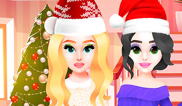 Рождество вечеринка девушки