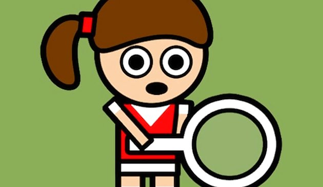 Ретро крошечный теннис