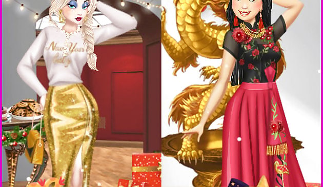 Новогодний челлендж вечеринки