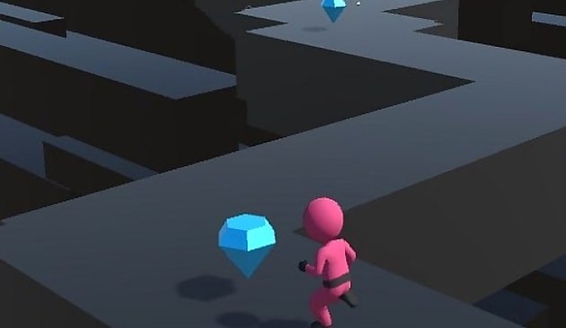 Зигзаг игра в кальмара бегун