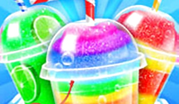 Rainbow Frozen Slushy Truck - Desserts d’été