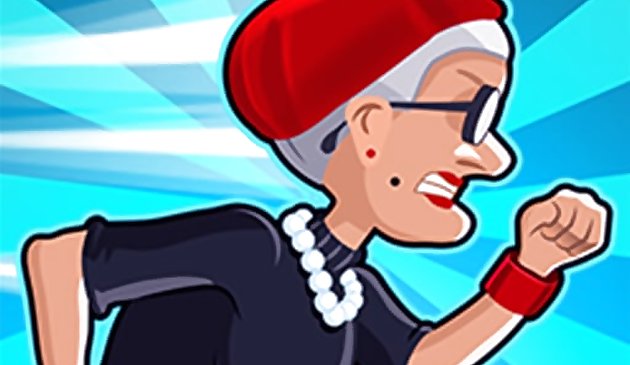 Бег сердитой бабки Париж