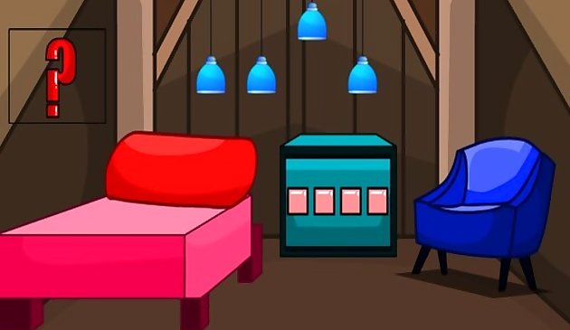 Побег деревянного чердака