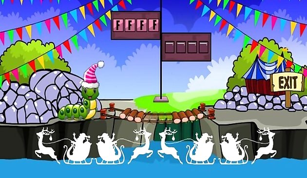 Рождественская гусеница Побег