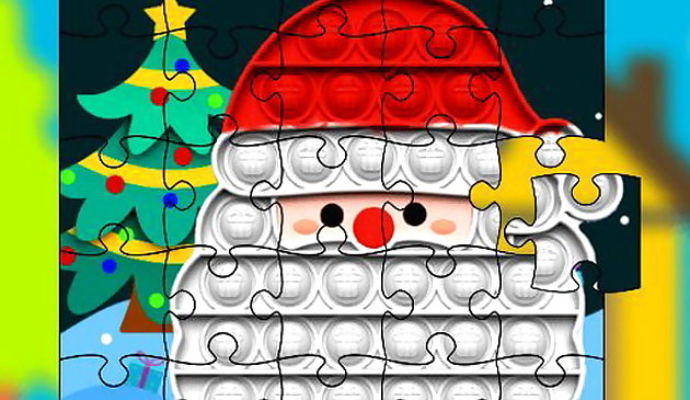 Navidad Pop It Jigsaw