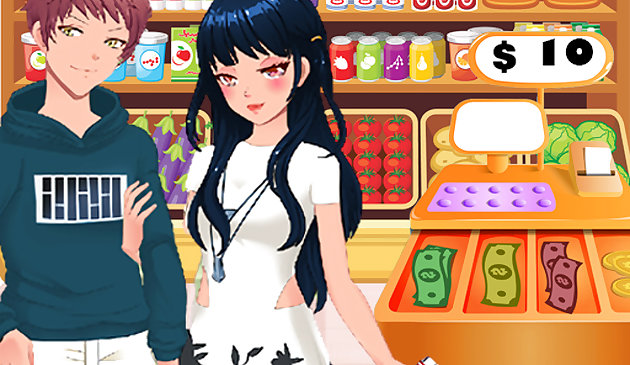 Супермаркет продуктовый для девочек