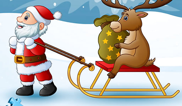 Забавный Санта пазл