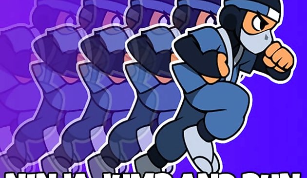 Ниндзя прыгать и бегать