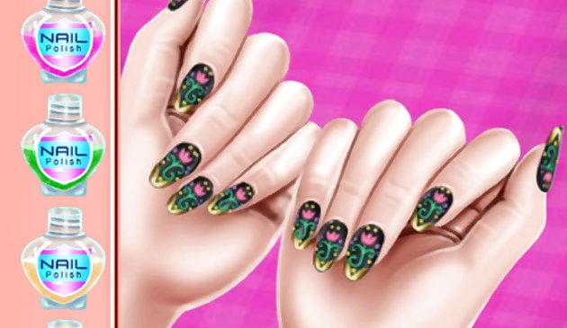 Королевская тема: искусство ногтей