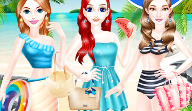 Costume da bagno da spiaggia per ragazze di moda