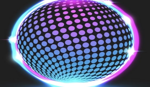 Забавный неоновый шар