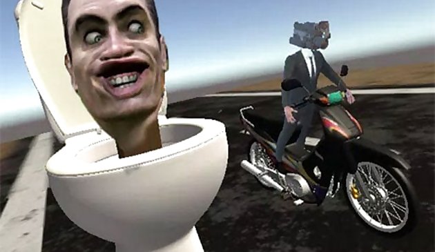 Скибиди туалет Мото байк гонка 2