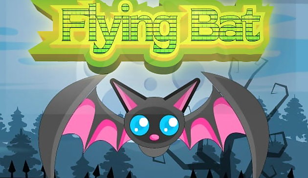 Летящая летучая мышь