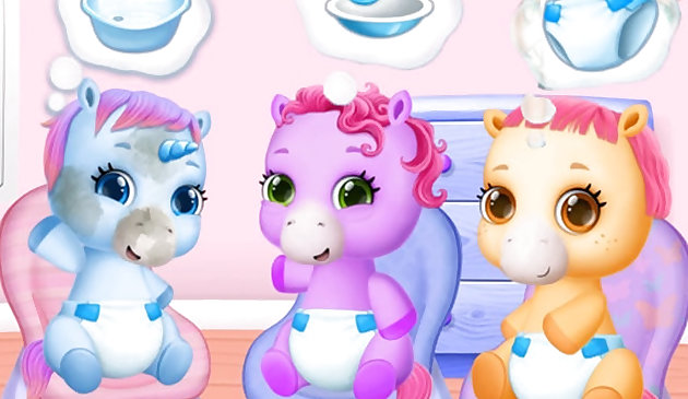 Малышки Пони сестрички Забота