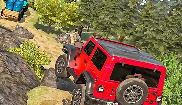 Safari Jeep Car Parking Sim : Avventura nella giungla 3D