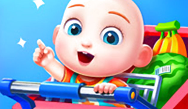 Милый семейный шоппинг Веселье и любовь