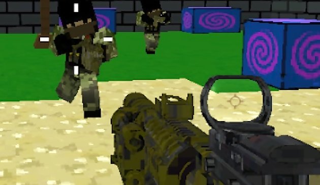 Combat Pixel Arena 3D Unendlichkeit