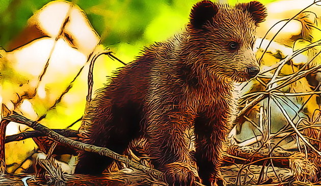 Милые медвежата пазл