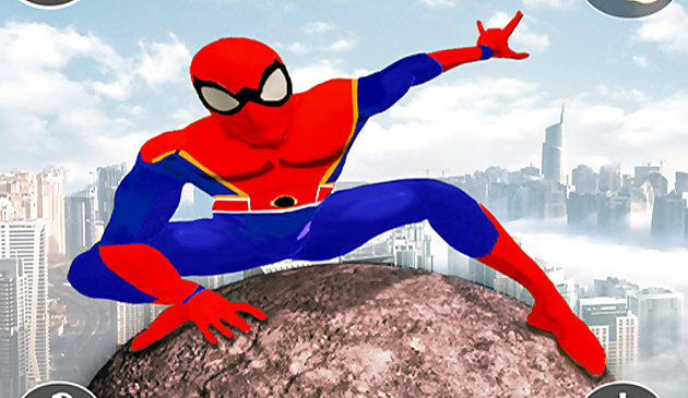 Héroe de la cuerda de Spiderman