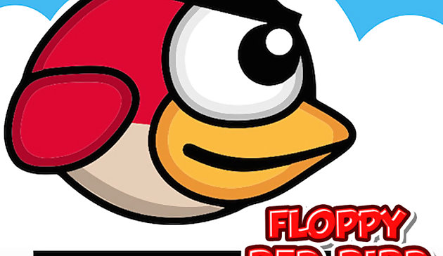 Pássaro vermelho floppy