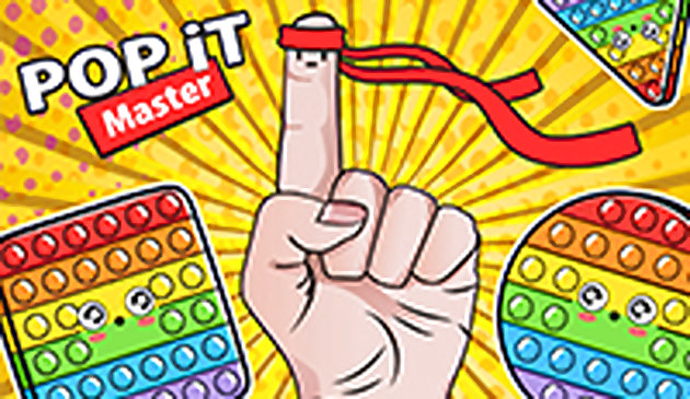 Pop It Master - ألعاب الاسترخاء المجانية المضادة للإجهاد ألعاب هادئة