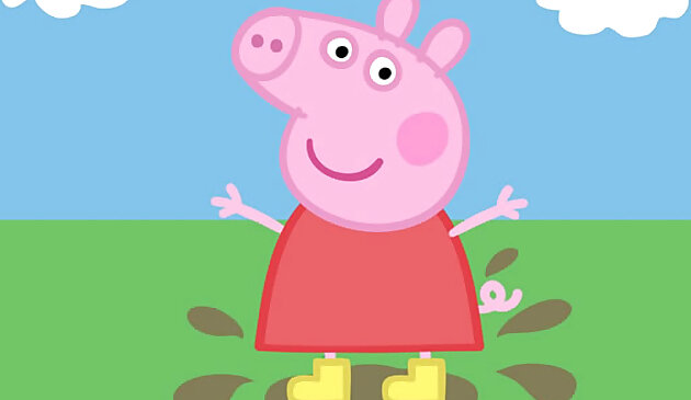 Свинка Пеппа семейная раскраска