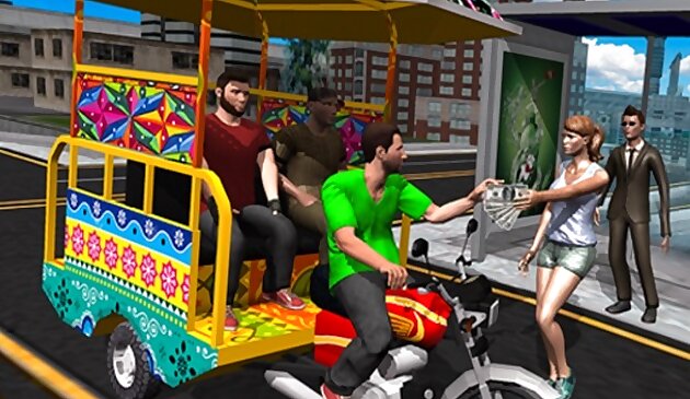 Тук тук рикша 3Д