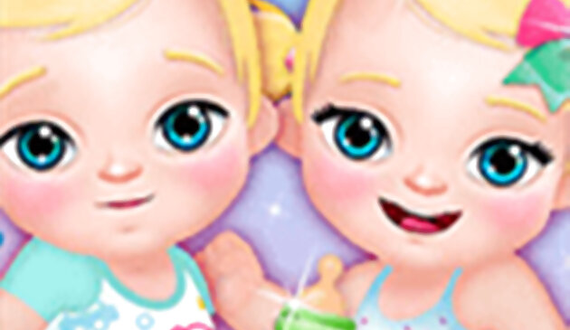 My New Baby Twins - Trò chơi chăm sóc em bé