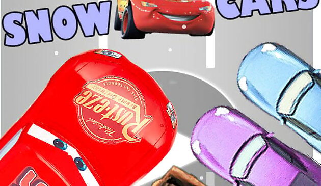 Автомобили снежная дорога