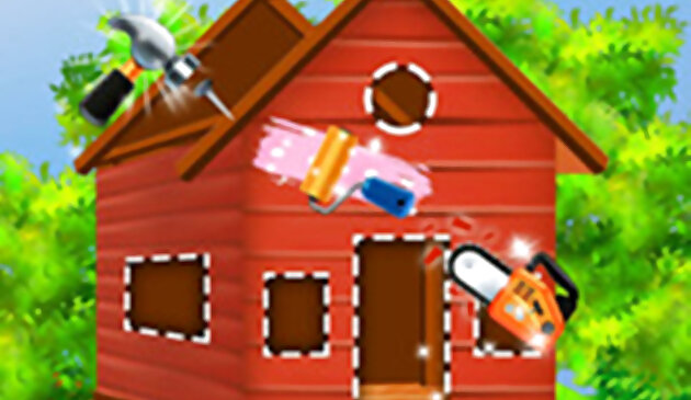 Малышка Тейлор строит дом на дереве