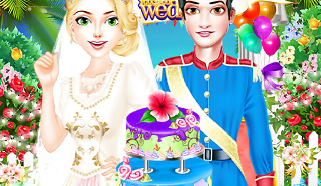 Königlicher Mädchen-Hochzeitstag