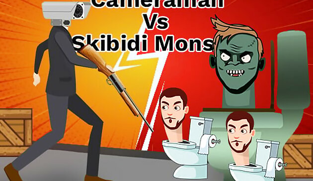 Cameraman vs Skibidi Monster : Batalha Divertida