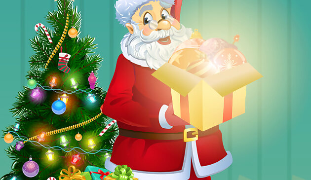 Рождество Санта Огоньки